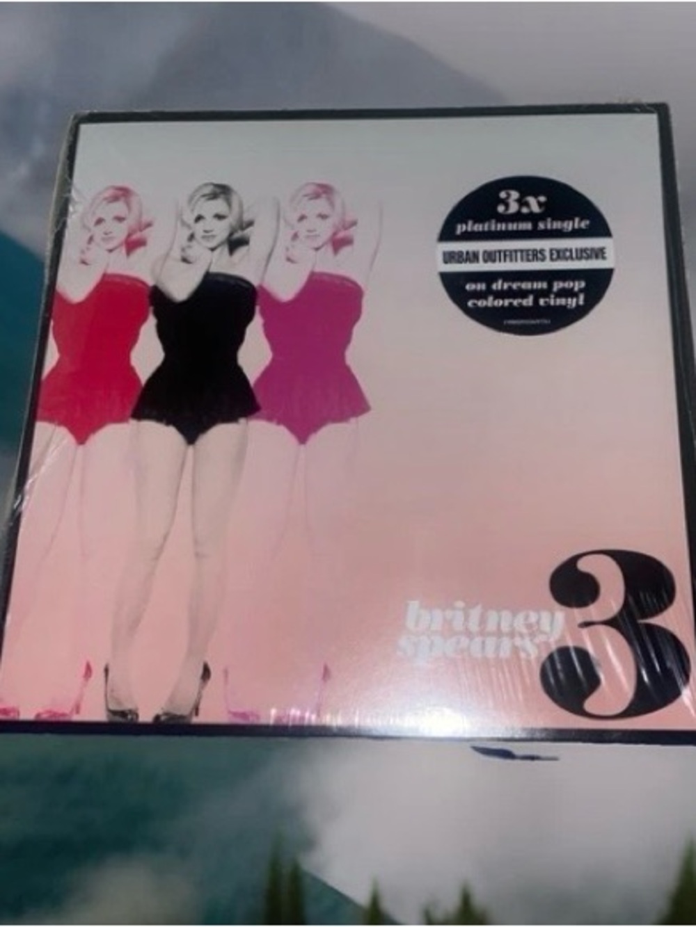 Britney Spears - 3 Limited Edition Urban Outfitters PINK 7" Vinyl Single